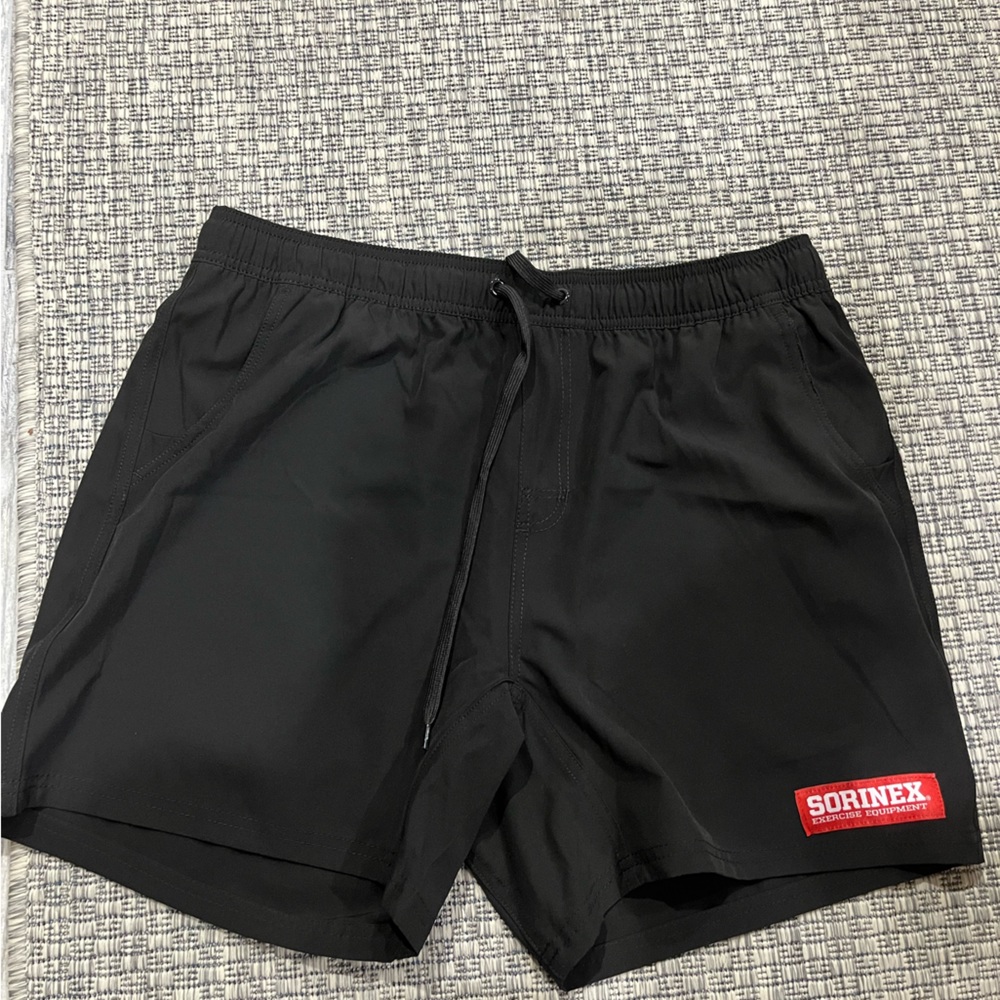 Sorinex Mens Black Athletic Shorts